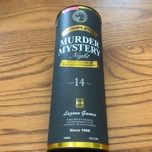 NEW! Adult Murder Mystery Game Night Lagoon Games 10 Plots Never Opened!
